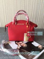 Top Knockoff Michael Kors Red Genuine Leather Women‘s Dumpling bag